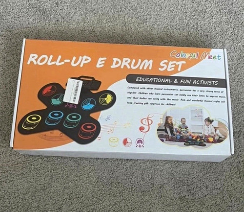 Colorful meet roll - roll-up, e