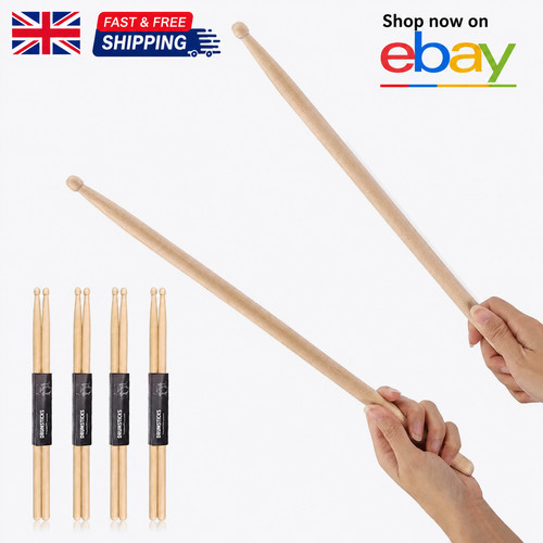 Pair maple drumsticks wooden - 1,