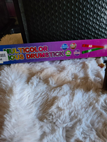 Multicolour luminous drumstick - multicolour,