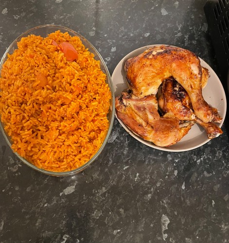Jollof rice freshly cooked - jollof,