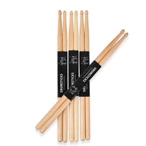 Wood drum sticks - drum, 5a/7a