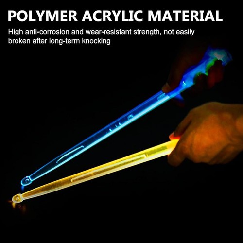 2pcs led glow - drumsticks, light