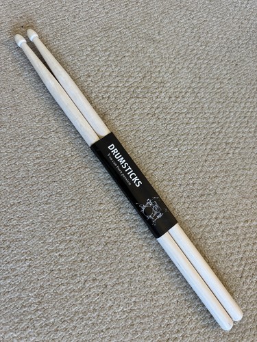 Wooden tip drumsticks - wooden,