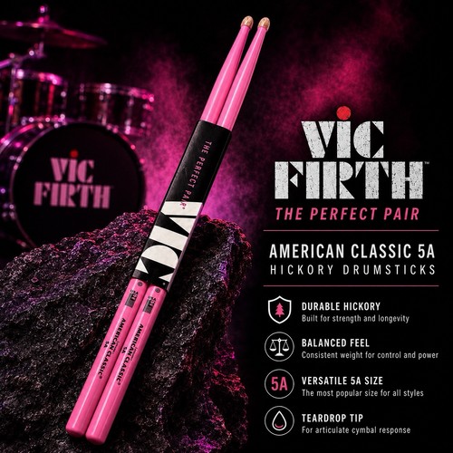 Pink vic firth 5a - firth,