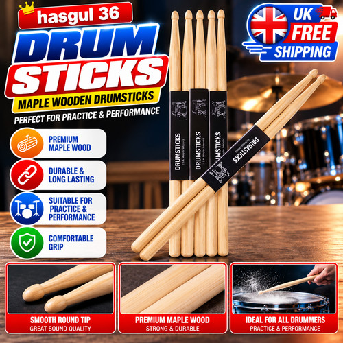 Maple drum sticks wooden - maple,