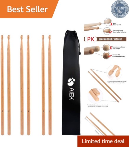 Comfort grip maple drumsticks - grip,