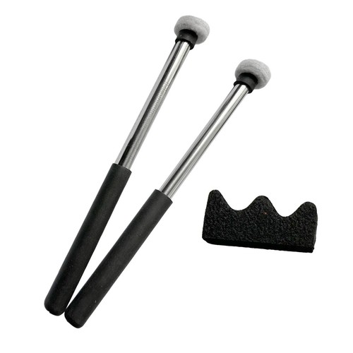 Tongue drum sticks rubber - 2x,